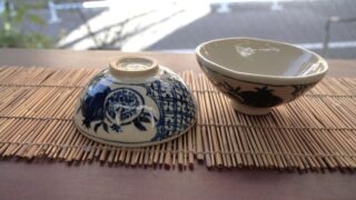 カリキュラム染付茶碗