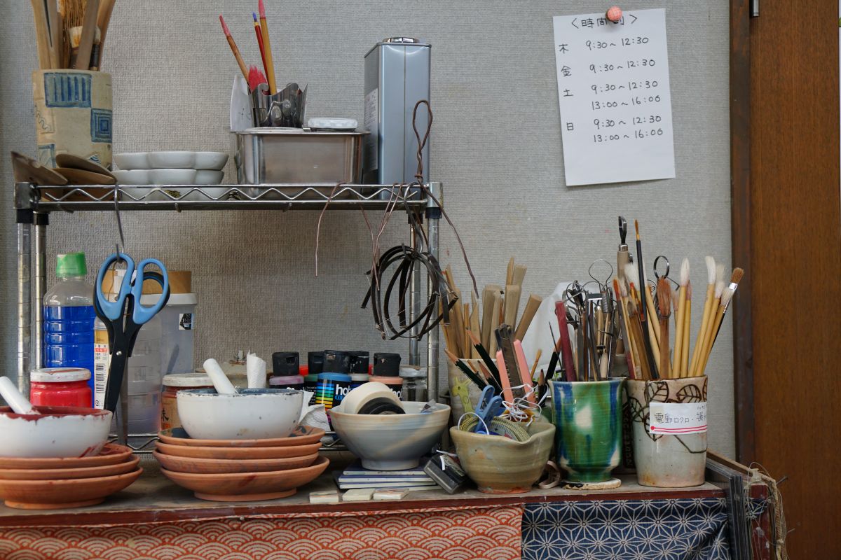 陶芸小道具の一部