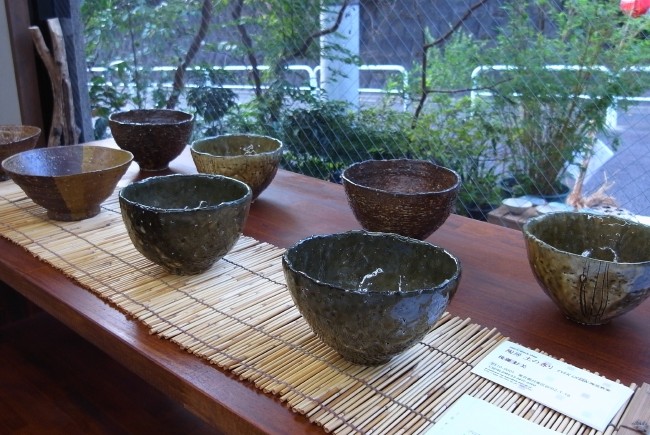 茶碗のディスプレー