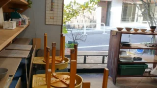 工房内からの眺め