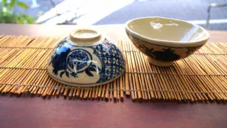 染付茶碗